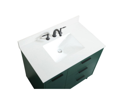 Elegant Bathroom Vanity - Green (VF47036MGN-BS)