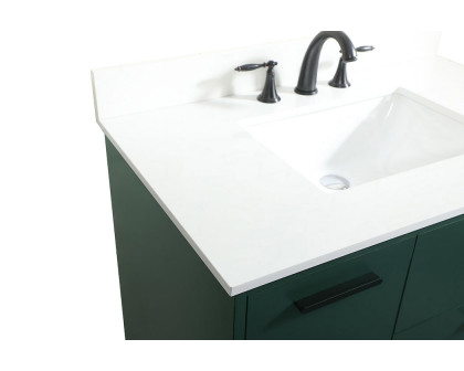 Elegant Bathroom Vanity - Green (VF47036MGN-BS)