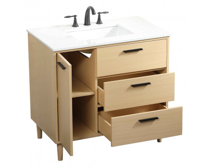 Elegant Bathroom Vanity - Maple (VF47036MMP)