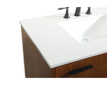 Elegant Bathroom Vanity - Teak (VF47036MTK)