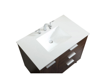 Elegant Bathroom Vanity - Walnut (VF47036MWT)