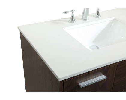 Elegant Bathroom Vanity - Walnut (VF47036MWT)