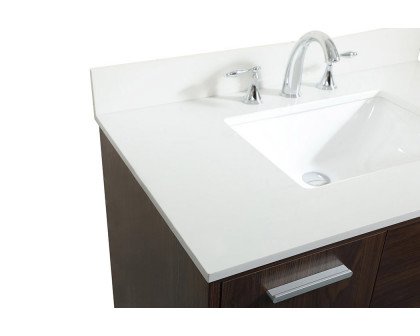 Elegant Bathroom Vanity - Walnut (VF47036MWT-BS)