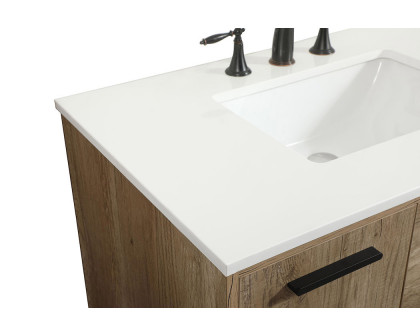 Elegant Bathroom Vanity - Natural Oak (VF47036NT)