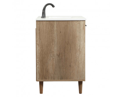 Elegant Bathroom Vanity - Natural Oak (VF47036NT)