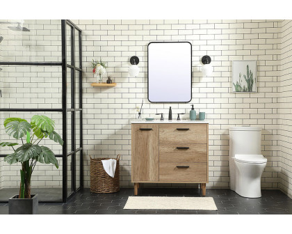 Elegant Bathroom Vanity - Natural Oak (VF47036NT)