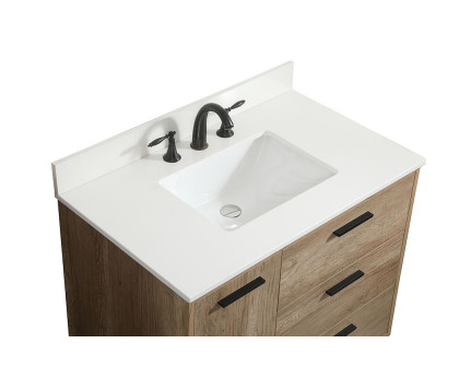 Elegant Bathroom Vanity - Natural Oak (VF47036NT-BS)