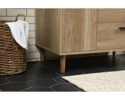 Elegant Bathroom Vanity - Natural Oak (VF47036NT-BS)