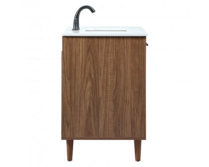 Elegant Bathroom Vanity - Walnut Brown (VF47036WB)