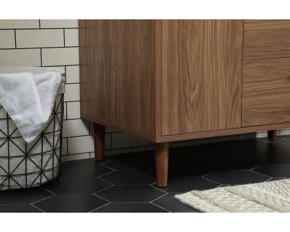 Elegant Bathroom Vanity - Walnut Brown (VF47036WB)