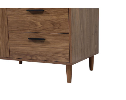 Elegant Bathroom Vanity - Walnut Brown (VF47036WB-BS)