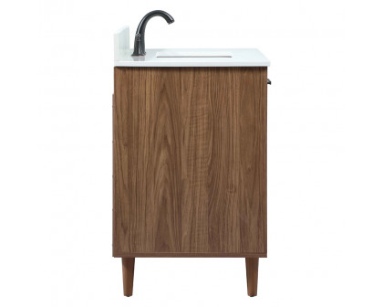 Elegant Bathroom Vanity - Walnut Brown (VF47036WB-BS)