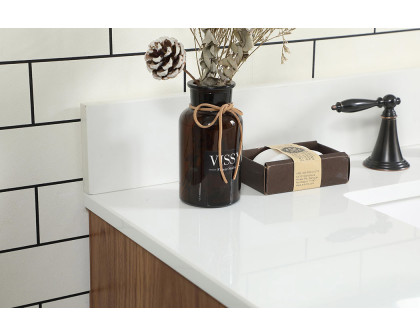 Elegant Bathroom Vanity - Walnut Brown (VF47036WB-BS)