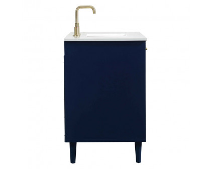 Elegant Bathroom Vanity - Blue (VF47042MBL)