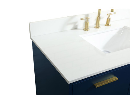 Elegant Bathroom Vanity - Blue (VF47042MBL-BS)