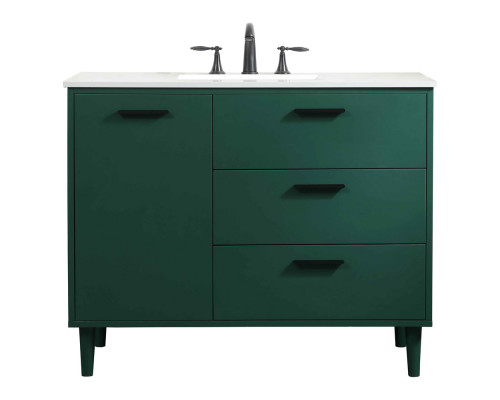 Elegant Bathroom Vanity - Green (VF47042MGN)