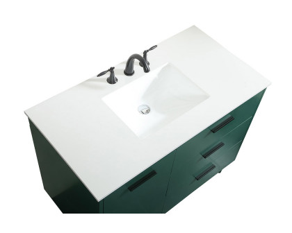 Elegant Bathroom Vanity - Green (VF47042MGN)