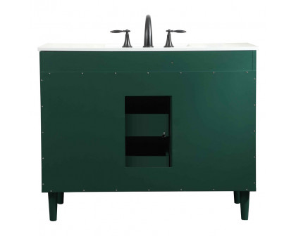 Elegant Bathroom Vanity - Green (VF47042MGN)