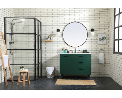 Elegant Bathroom Vanity - Green (VF47042MGN)