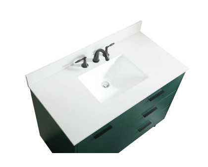 Elegant Bathroom Vanity - Green (VF47042MGN-BS)