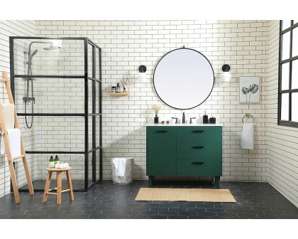 Elegant Bathroom Vanity - Green (VF47042MGN-BS)