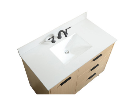 Elegant Bathroom Vanity - Maple (VF47042MMP-BS)