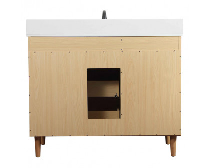 Elegant Bathroom Vanity - Maple (VF47042MMP-BS)