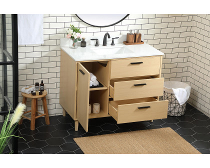 Elegant Bathroom Vanity - Maple (VF47042MMP-BS)