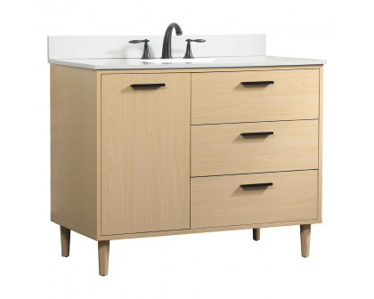 Elegant Bathroom Vanity - Maple (VF47042MMP-BS)