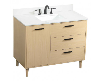 Elegant Bathroom Vanity - Maple (VF47042MMP-BS)