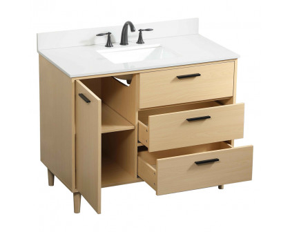 Elegant Bathroom Vanity - Maple (VF47042MMP-BS)