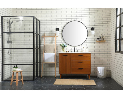 Elegant Bathroom Vanity - Teak (VF47042MTK)