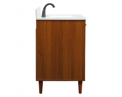 Elegant Bathroom Vanity - Teak (VF47042MTK-BS)