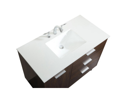 Elegant Bathroom Vanity - Walnut (VF47042MWT)