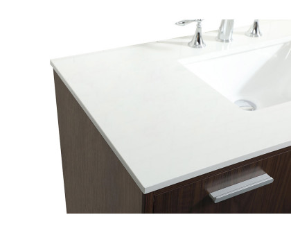 Elegant Bathroom Vanity - Walnut (VF47042MWT)