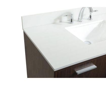 Elegant Bathroom Vanity - Walnut (VF47042MWT-BS)