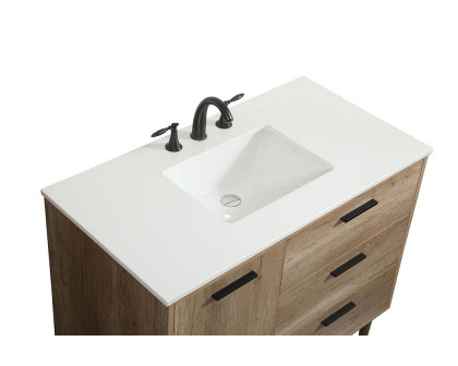 Elegant Bathroom Vanity - Natural Oak (VF47042NT)