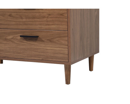 Elegant Bathroom Vanity - Walnut Brown (VF47042WB)