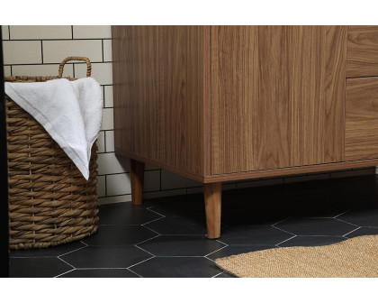 Elegant Bathroom Vanity - Walnut Brown (VF47042WB)