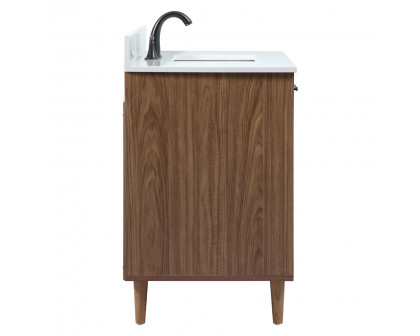 Elegant Bathroom Vanity - Walnut Brown (VF47042WB-BS)