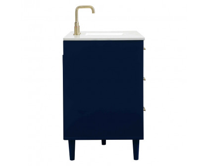 Elegant Bathroom Vanity - Blue (VF47048MBL)