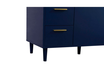 Elegant Bathroom Vanity - Blue (VF47048MBL-BS)