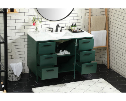 Elegant Bathroom Vanity - Green (VF47048MGN)