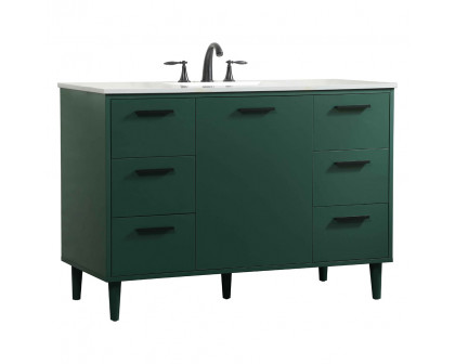 Elegant Bathroom Vanity - Green (VF47048MGN)