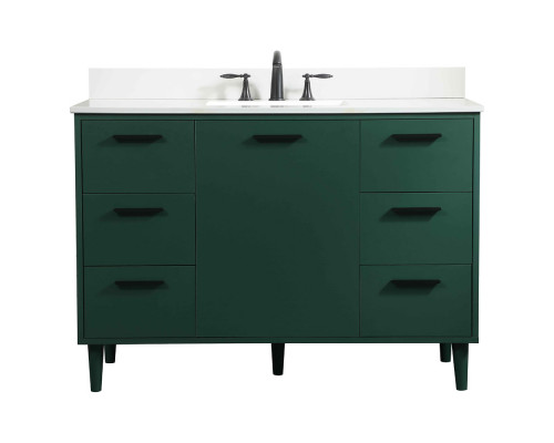 Elegant Bathroom Vanity - Green (VF47048MGN-BS)