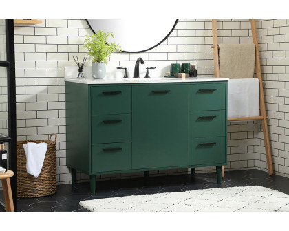 Elegant Bathroom Vanity - Green (VF47048MGN-BS)