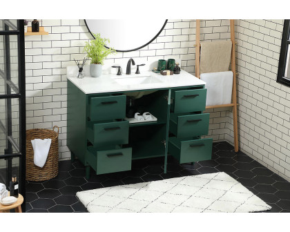 Elegant Bathroom Vanity - Green (VF47048MGN-BS)