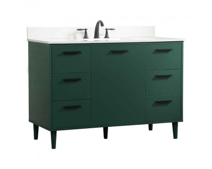 Elegant Bathroom Vanity - Green (VF47048MGN-BS)