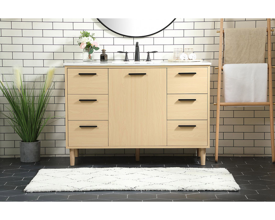 Elegant Bathroom Vanity - Maple (VF47048MMP)