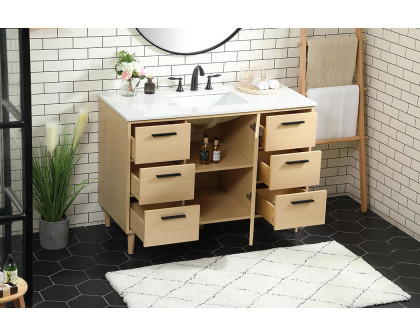 Elegant Bathroom Vanity - Maple (VF47048MMP)